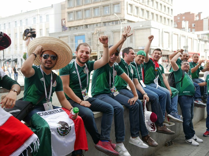 mexican fans - My, 2018 FIFA World Cup, Mexico, Sweden, Football, Yekaterinburg, Video, Longpost