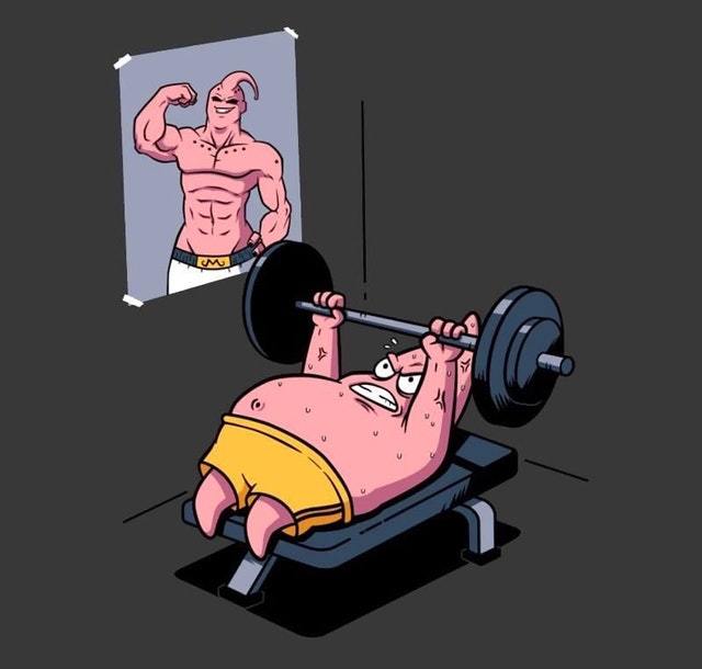 Patrick - Patrick, SpongeBob, Rocking chair, , Dragon ball z, Patrick Star, Gym