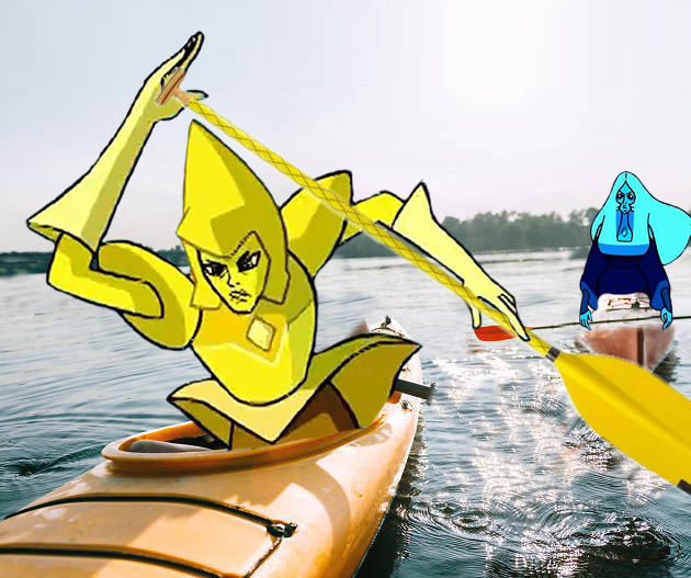 A little yellow and blue - , Steven universe, Yellow Diamond, , Photoshop, Longpost