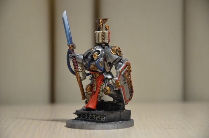 Grey Knights Librarian with Stormshield Wh miniatures, Grey Knights, Warhammer 40k, Warhammer,  , , , 