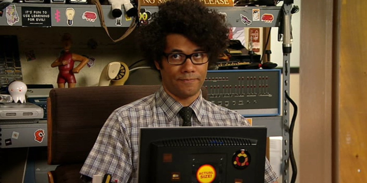 I ve got computer. It crowd сериал. Компьютерщики сериал Мем. Гик программист. Типичный айтишник.