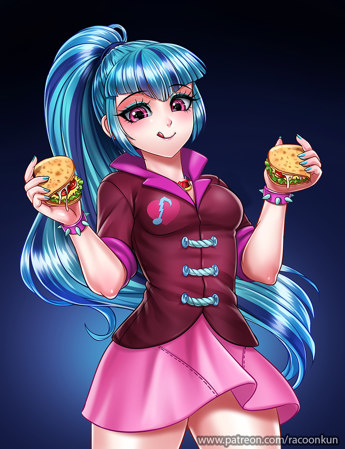 Who wants a taco? - My little pony, Equestria girls, Sonata dusk, Racoonkun