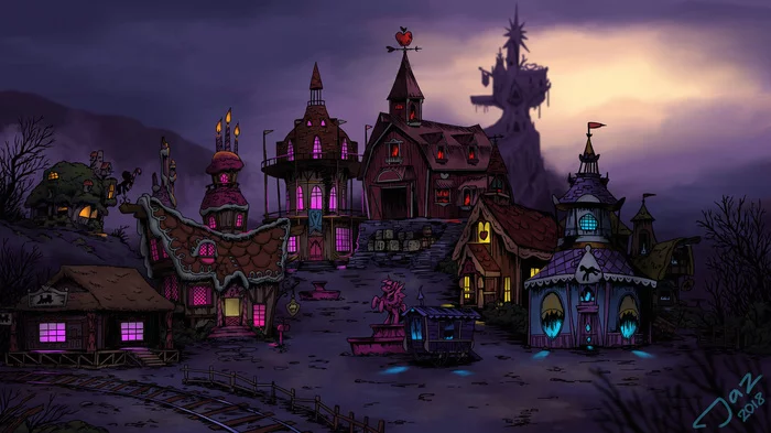 Darkest Ponyville - My little pony, Ponyville, Crossover, Darkest dungeon