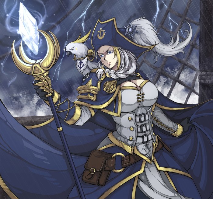 По стопам отца. Великолепный фан-арт Джайны Праудмур.