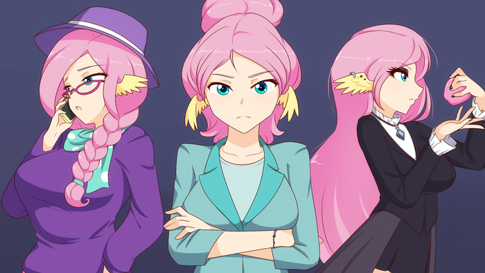 Flutterstyles! - Fluttershy, Humanization, MLP Season 8, My little pony, Jonfawkes