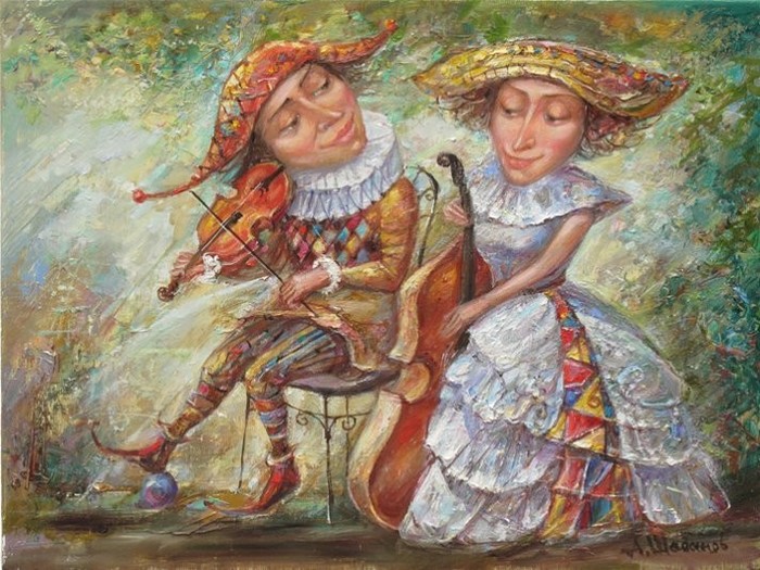   /MUSICAL DUET. ,  ... 30 * 40