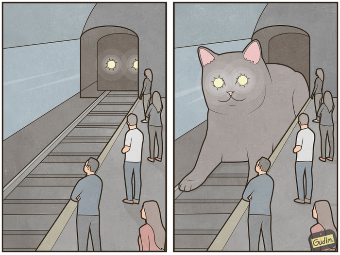 Metrocat - My, Gudim, Comics, Metro, cat