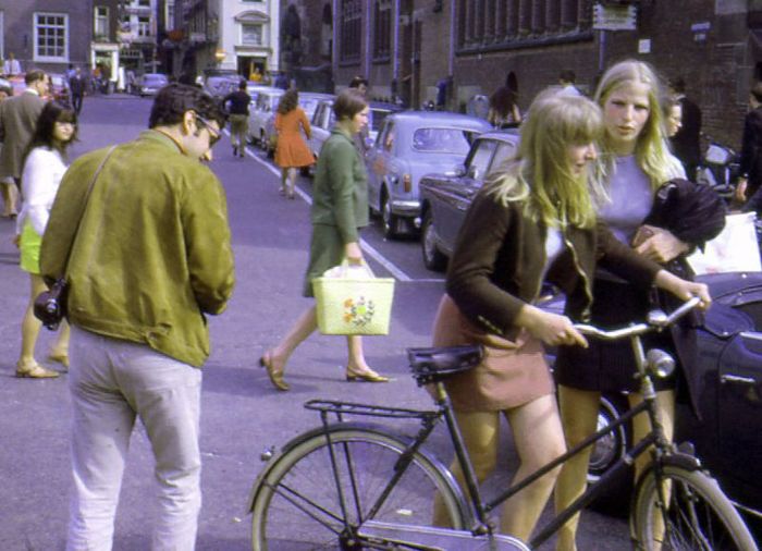 cool trunk - Girls, Interesting, Retro, Amsterdam, The photo, 1968, Story