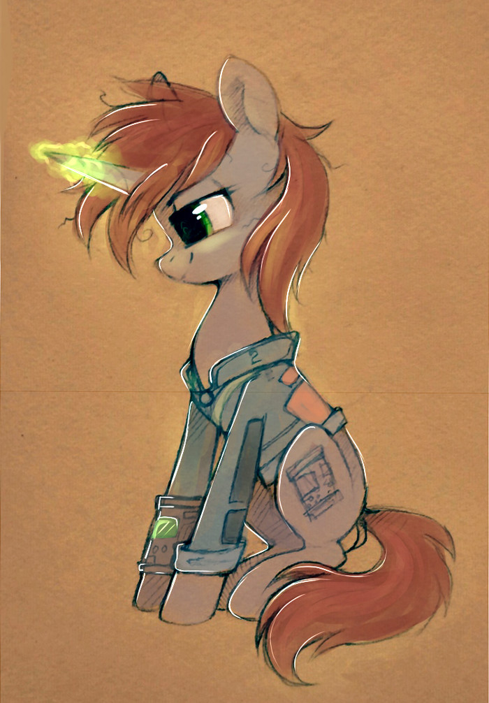  My Little Pony, Fallout: Equestria, Littlepip, Ponyart, Original Character