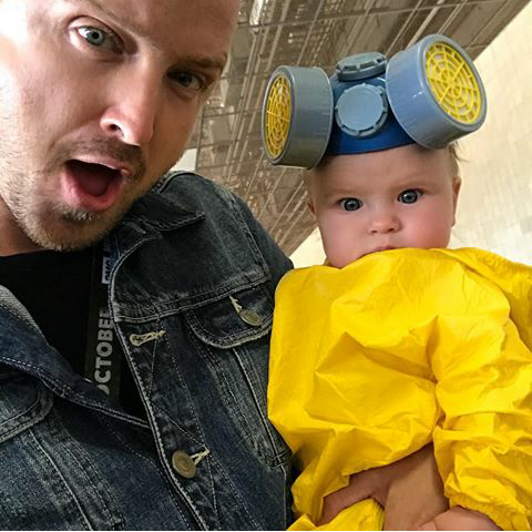 From Aaron Paul's Instagram. - Milota, Aaron Paul, Cosplay, Humor, Children, , Breaking Bad