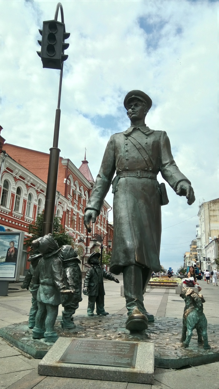 Uncle Stepa. - My, The photo, , , Samara, Monument