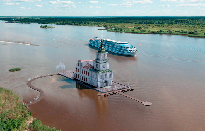 Church of the Nativity in Krokhino (Belozersky district of the Vologda region) - Vologodskaya Oblast, Temple, Longpost