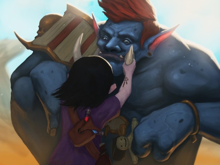 Прекрасная работа под названием "Find your troll" от автора MyDeads.