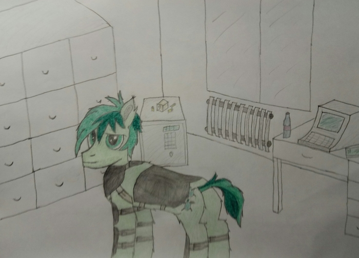 sandbar - My, My little pony, Sandbar, Student 6, Fallout: Equestria, PonyArt