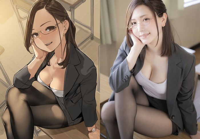 2D vs 3D - Anime Art, IRL