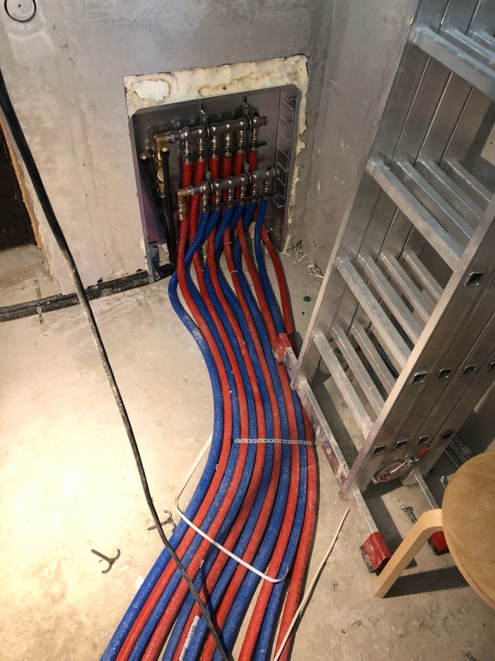 Installation of heating to the apartment - My, Heating, , Longpost