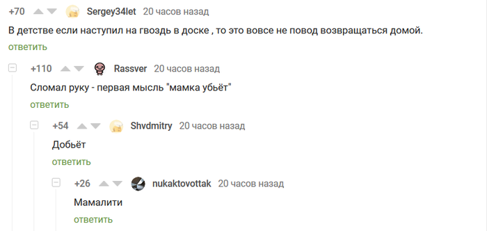 Комментарии жгут