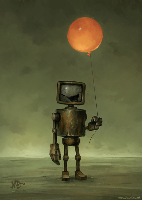 Transmissions by Matt Dixon - Longpost, Art, Art, Robot, Loneliness, Matt Dixon