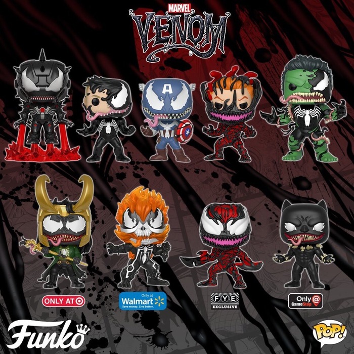 Funko announce venomized versions of everyone's favorite characters - Marvel, Funko, Venom, Captain America, iron Man, Loki, Hulk, Ghost rider, Longpost