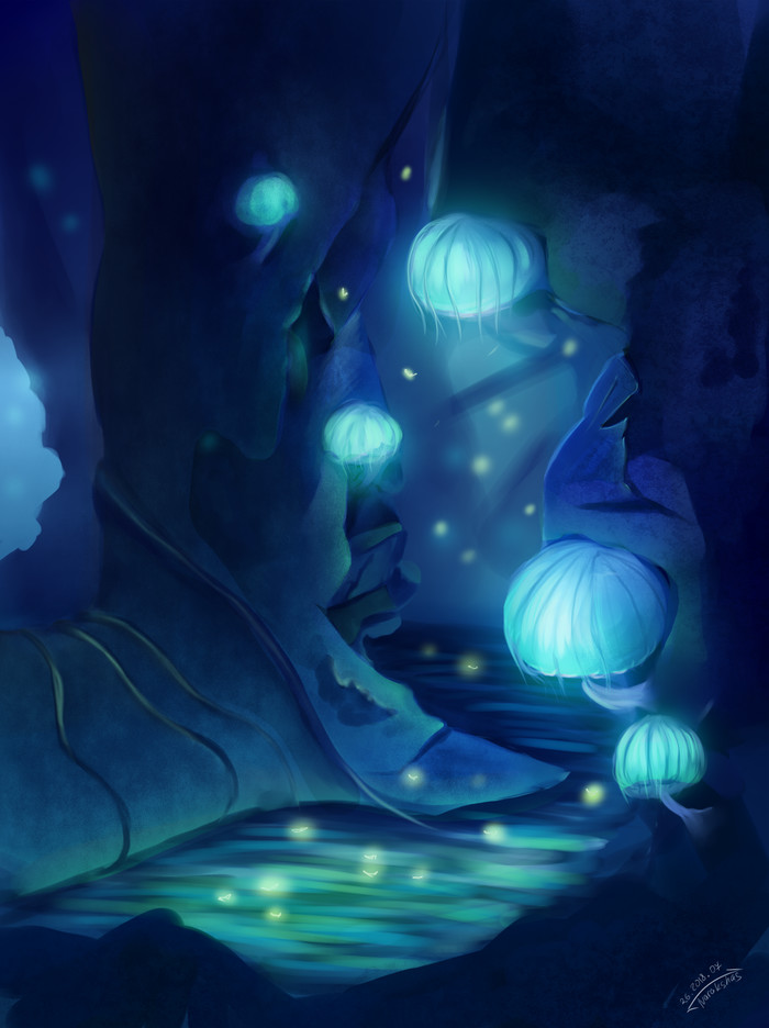 Cave - My, SAI, Drawing, Beginner artist, Creation, Junior Academy of Artists