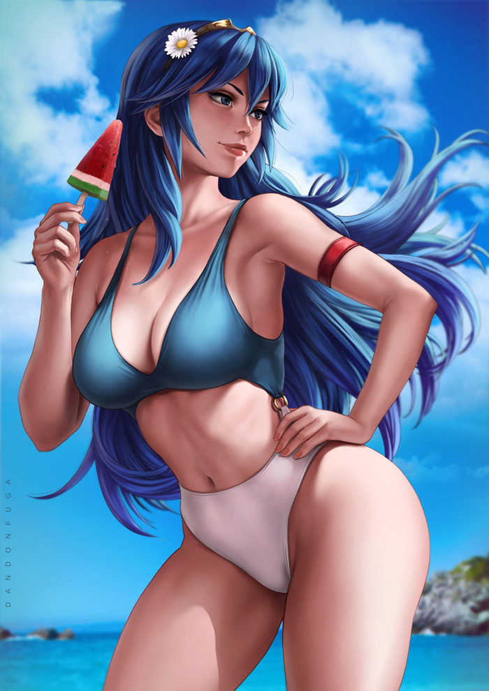 Beachqueen: Lucina Art - Art, Game art, Dandonfuga, Fire emblem, Lucina