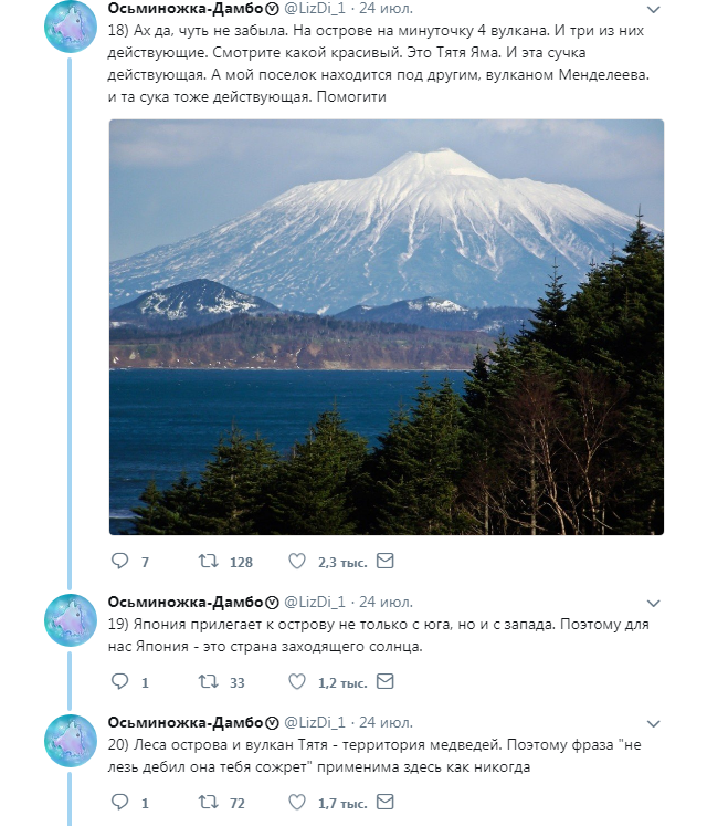 Well, what else to tell you about Fr. - Kunashir, Twitter, Longpost, Sakhalin Region, Дальний Восток, Screenshot