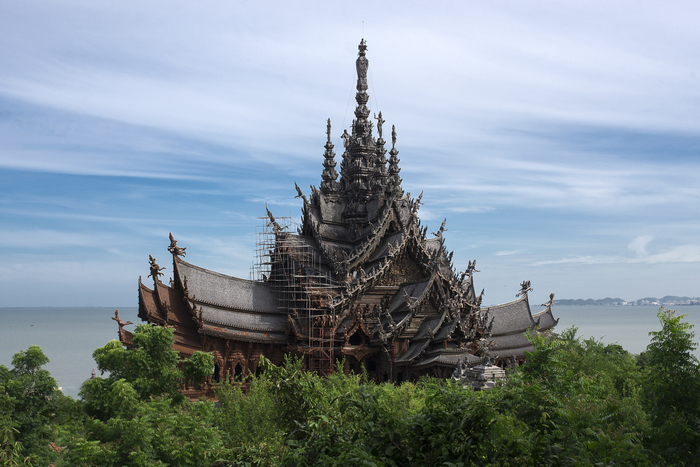 Temple of Truth. Thailand. - My, My, Thailand, Photographer, The photo, Temple of Truth, Travels, Longpost