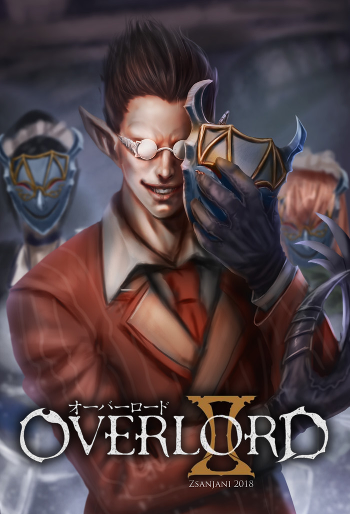 Overlord Anime Art, , Overlord, Shalltear Bloodfallen, Albedo (Overlord), Demiurge, Cz2128 Delta, Zsanjani, 