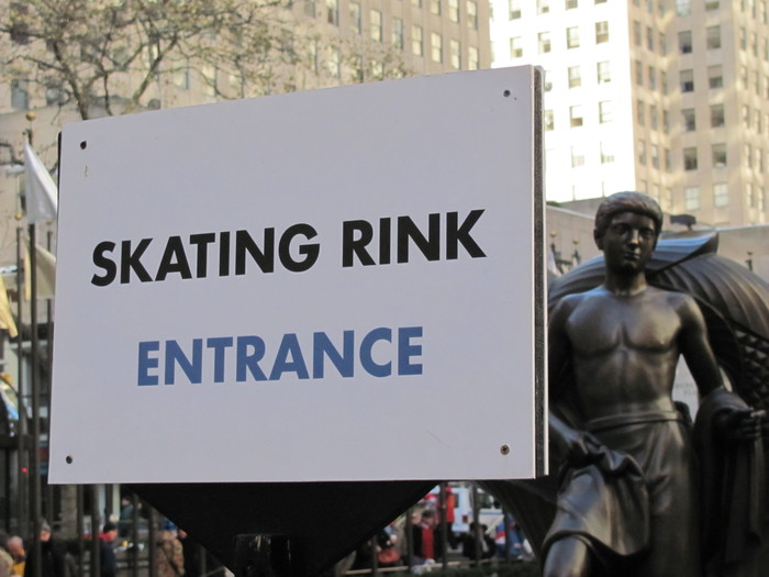 My discovery of Amerissa. Part 14: Skating rink. rockefeller center - My, , New York, Ice rink, , Travels, Longpost