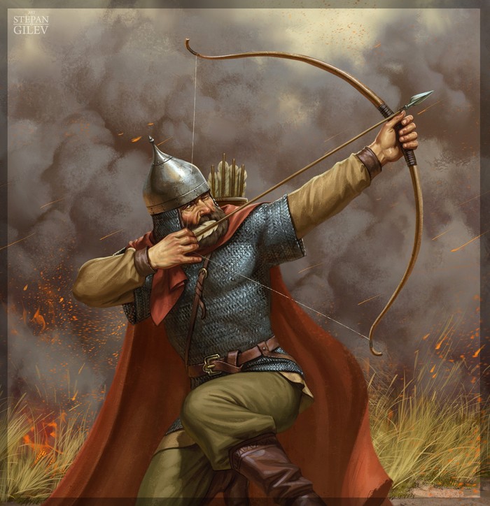 Archer - Art, Drawing, Archers, Stepan Gilev