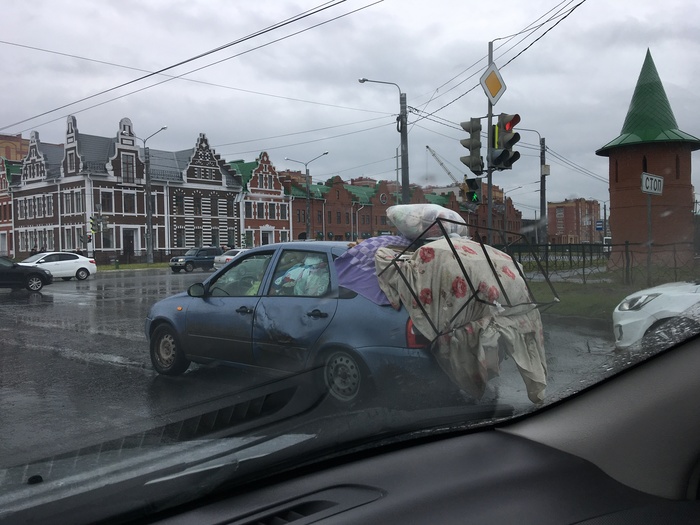 Very strange car - My, Car, Yoshkar-Ola, Unknown crap, What's this?, Bullshit, Motorists