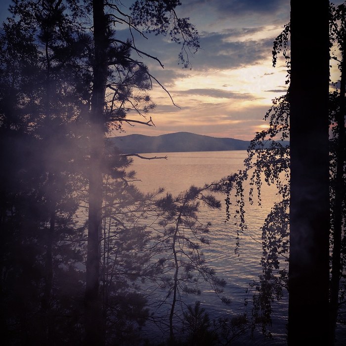 Chelyabinsk lakes - Sunset, My, Itkul, Lake