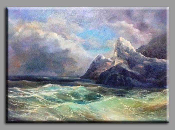 Seascape - Sea, My, Painting, Oil painting, Painting