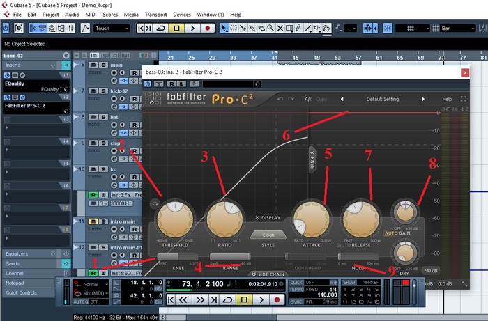 Mixing for dummies. Compressor. - My, Mixing, For Dummies, Cubase, Music, Tools, Compressor, Sound engineer, Longpost