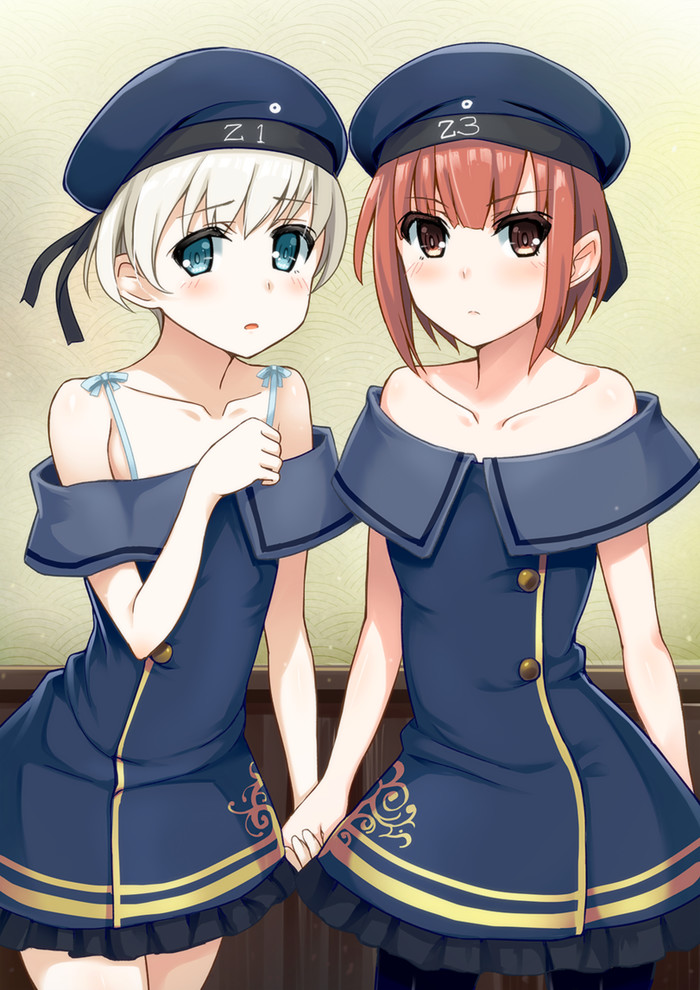 L. Maass & M. Schultz - Kantai collection, Anime, Anime art, , Z3 max schultz