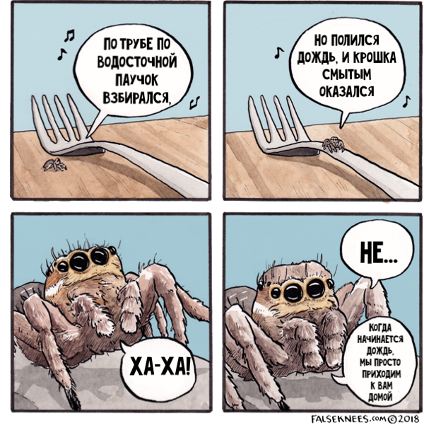 Spider - Falseknees, Comics, Translation, Spider