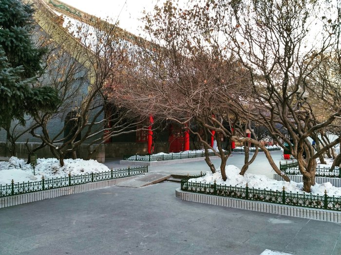 Буддийский храм г. Харбин Китай, фотография, длиннопост, храм, буддизм, зима