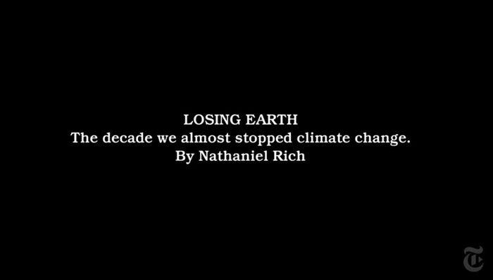 Blank cover and only one article: the new issue of The New York Times will surprise readers - Global warming, Planet Earth, Threat, Text