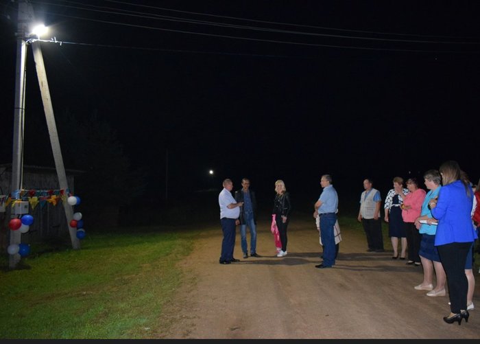 The head of the Oleninsky district of the Tver region, Oleg Dubov, solemnly opened the LANTERN in the village of Kholmets. - Tver region, Head of the district, United Russia