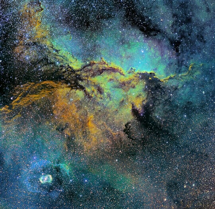 Туманность NGC 6188 и NGC 6164