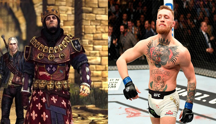 Kings of Temeria and UFC - Witcher, Temeria, Foltest, Conor McGregor, Humor, Similarity