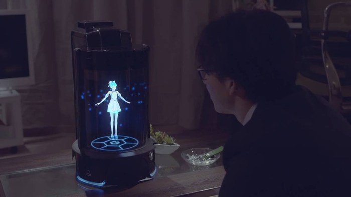 Japanese holographic anime assistant launched into mass production - Gatebox, Future, Technologies, Anime, Smart speaker, Video, Longpost