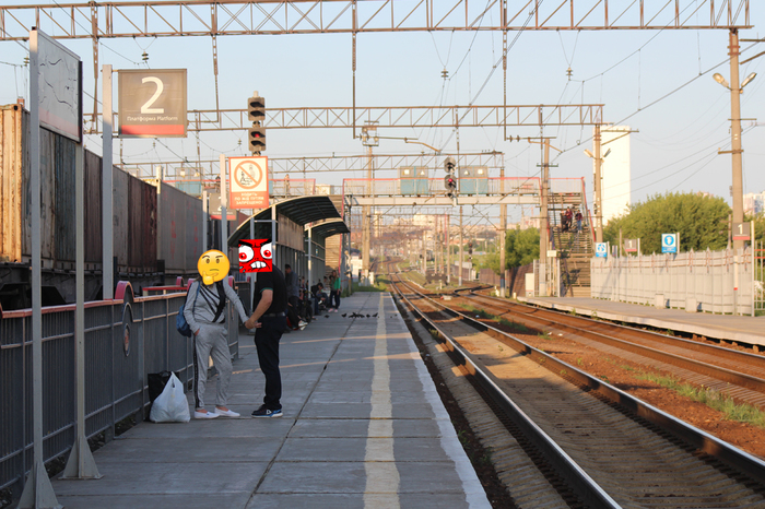 Suddenly! - My, Russian Railways, Railway, Accident, The photo, Men