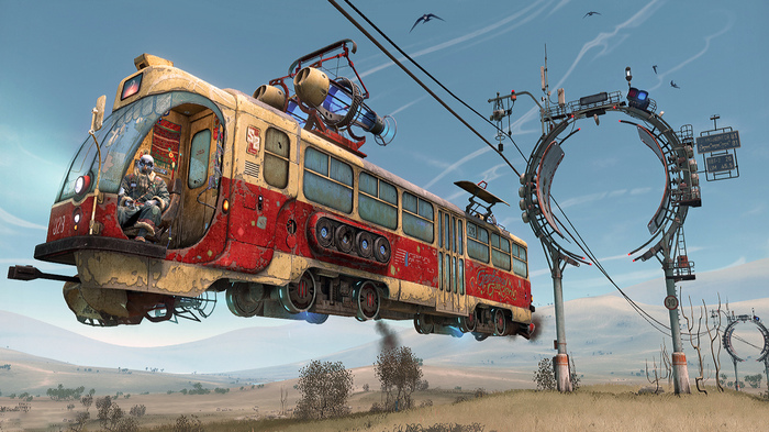 Tram - Tram, Futurism, , Art