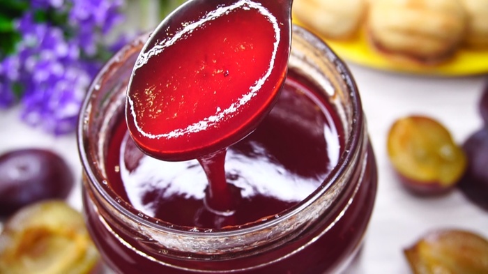 Quick Plum Jam. - My, Jam, Plum jam, Recipe, Video recipe, Video