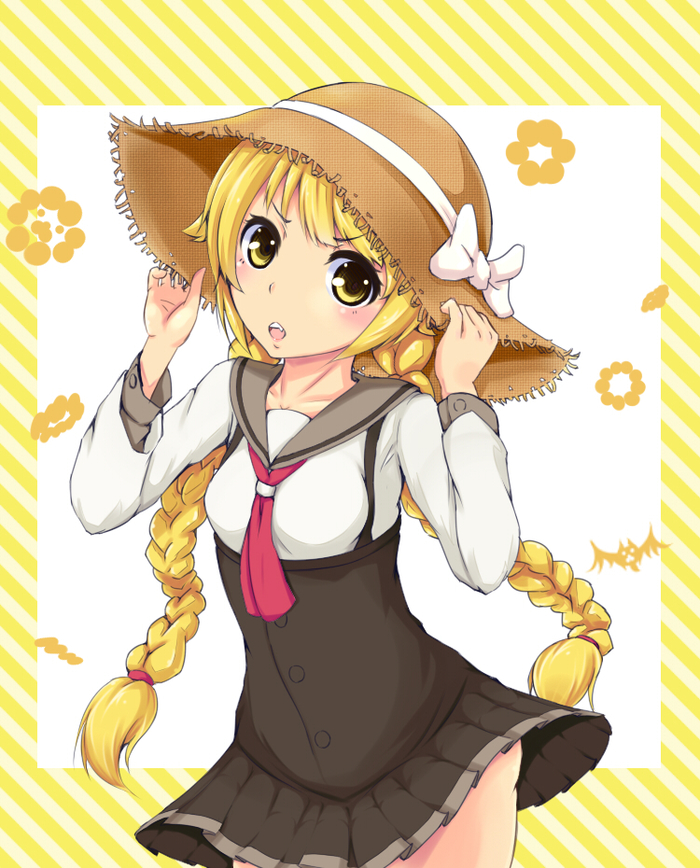 You should have blue eyes - Anime art, Loli, Shinobu oshino, Monogatari series