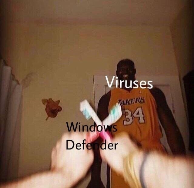 Viruses and Windows Defender. - Virus, Windows