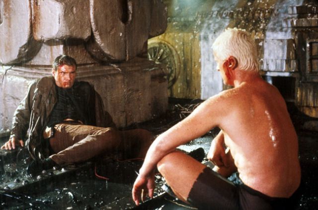 Blade Runner. Photos from filming. - Blade runner, Ridley Scott, Movies, Harrison Ford, Rutger Hauer, Longpost