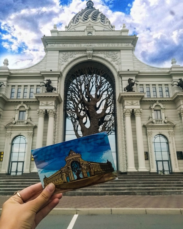 Kazan. - My, Kazan, Farmers' Palace, Travel across Russia, Tatarstan