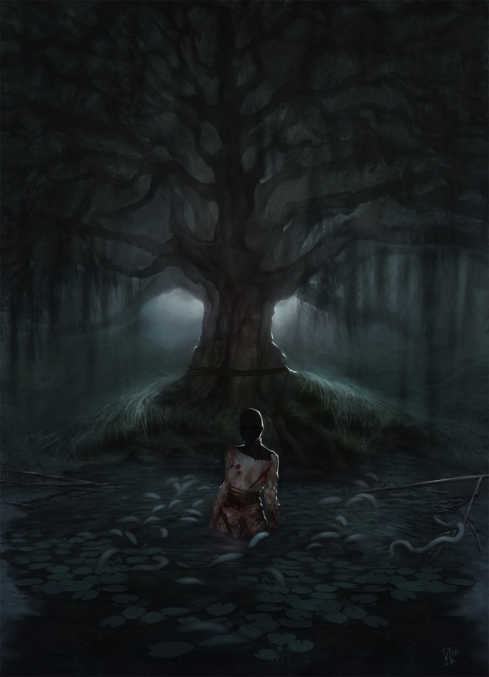 Картинки для альбом-проекта EVILBOOK (Часть2) Evilbook, Ужасы, Иллюстрации, Чудовища, Альбом, Длиннопост, Картинки, Арт